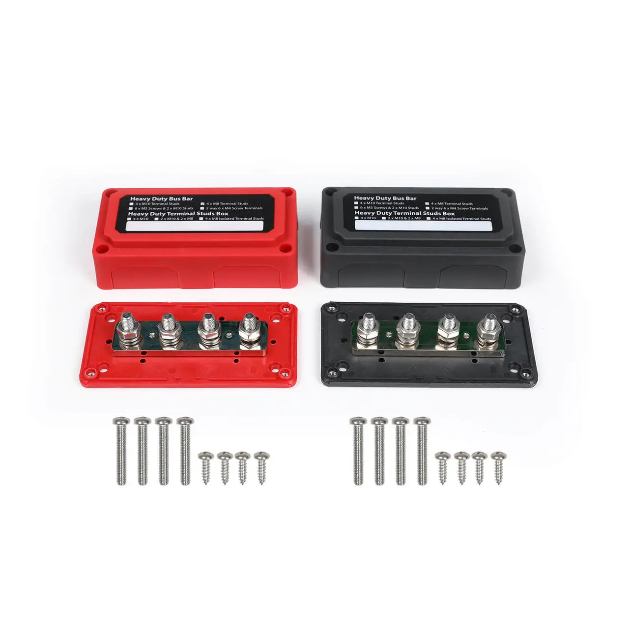 100A/300A  Red/Black Busbar - Image 6