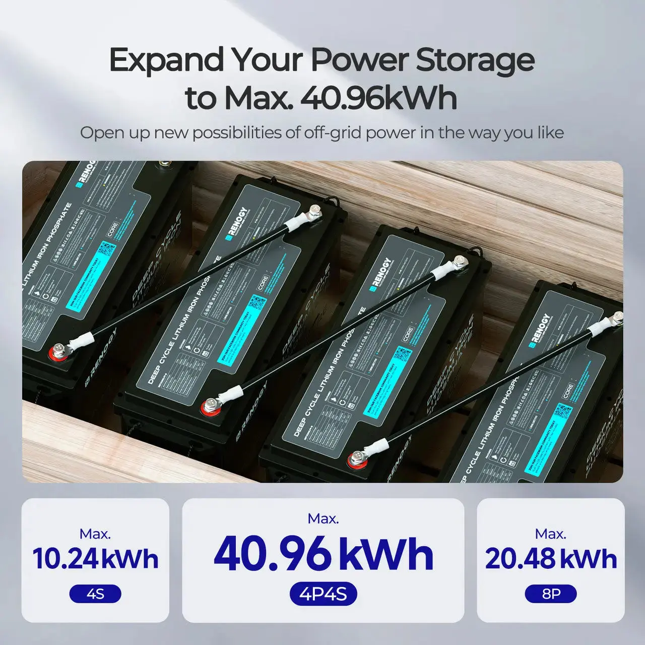 12V 200Ah Lithium Iron Phosphate Battery w/ Bluetooth - Image 11