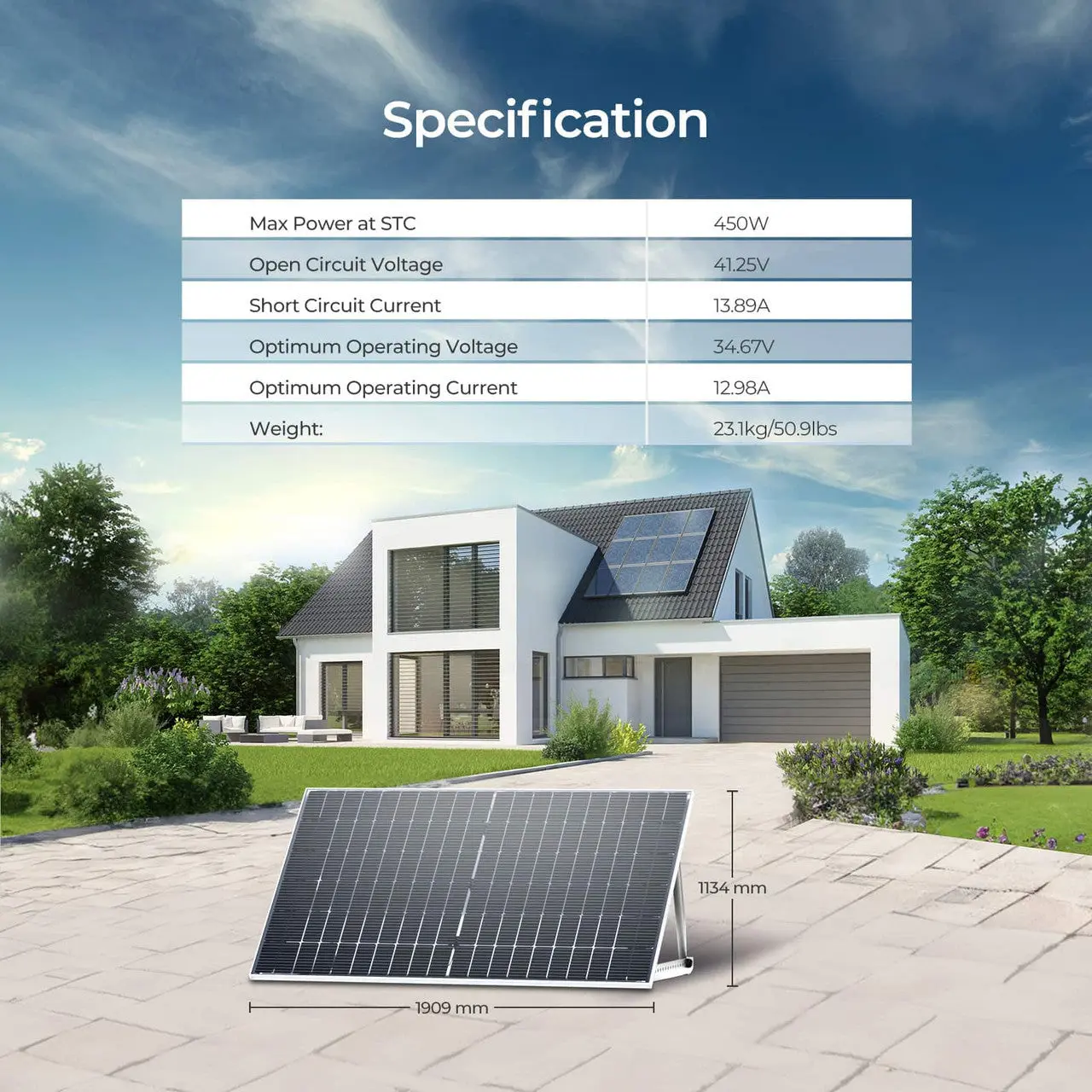 450W Bifacial Solar Panel(2-Pack) - Image 7
