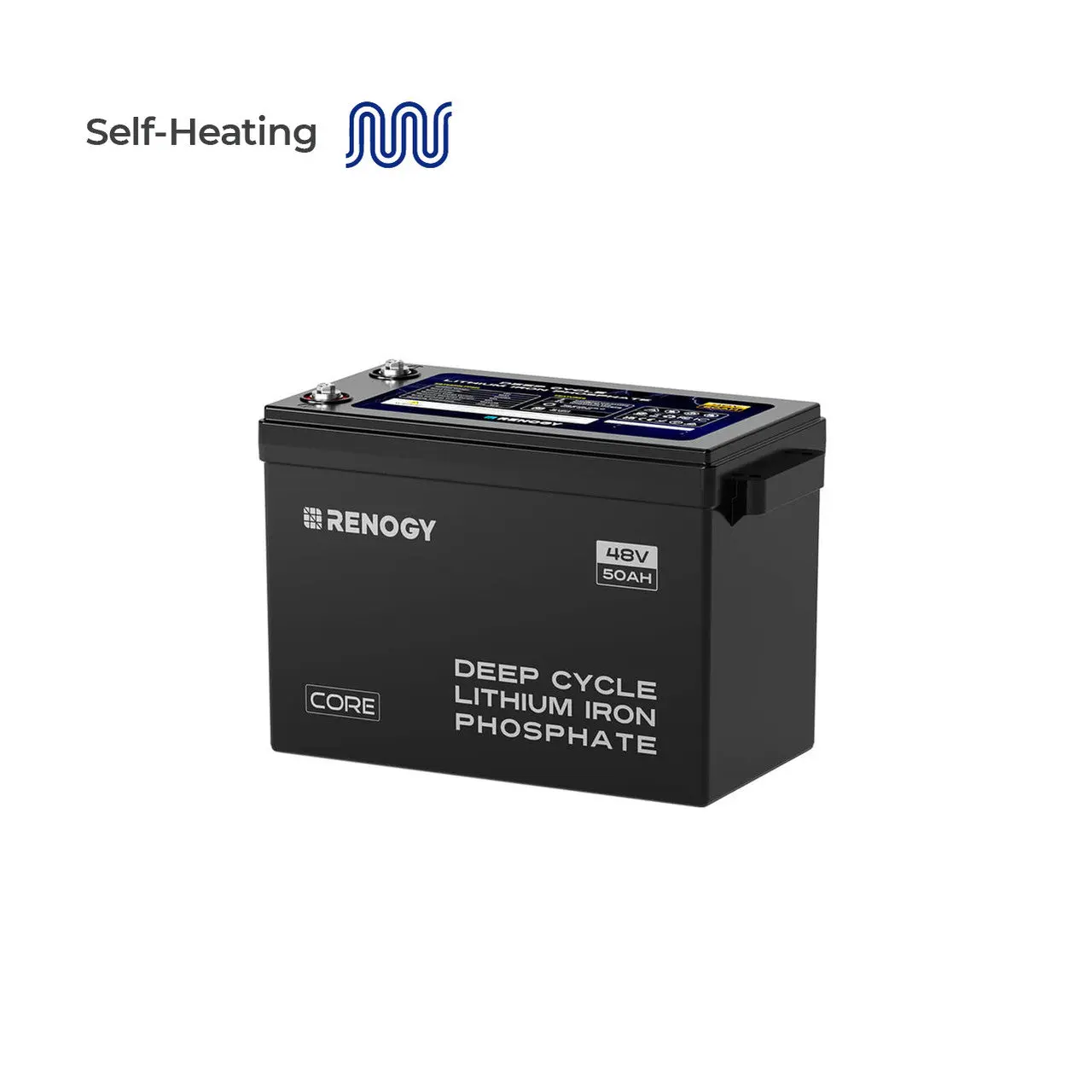 48V Standard Backup System – 50Ah Self-Heating LiFePO4 Battery & 3500W Solar Inverter Charger - Image 3