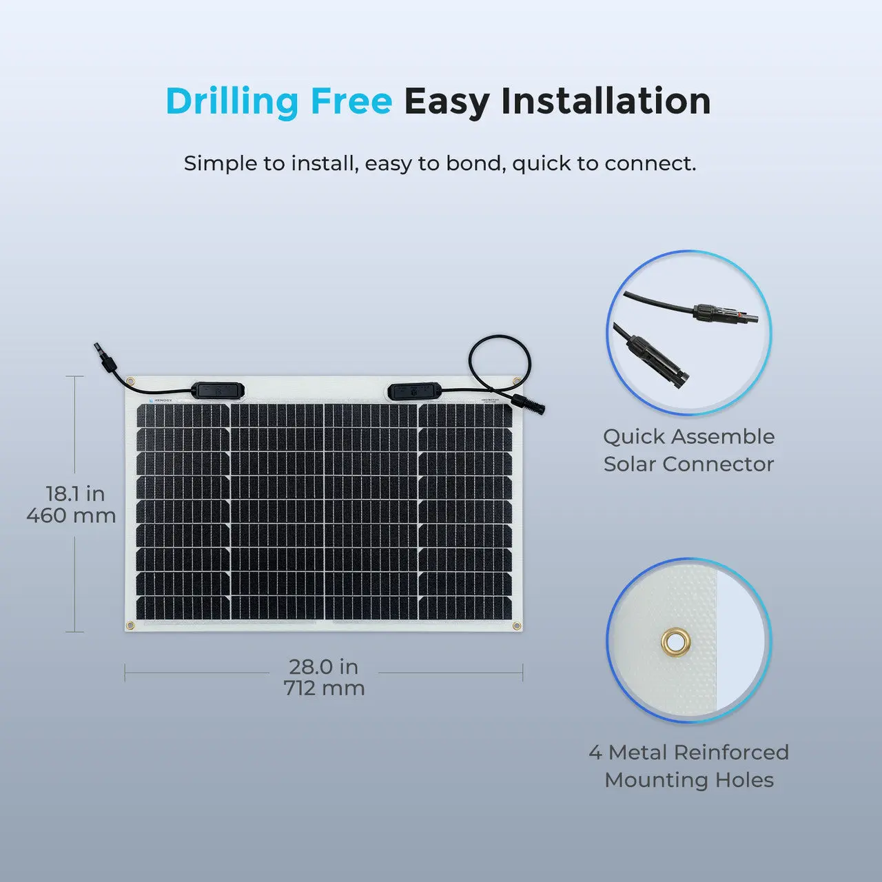 50W Flexible Solar Panel - Image 7