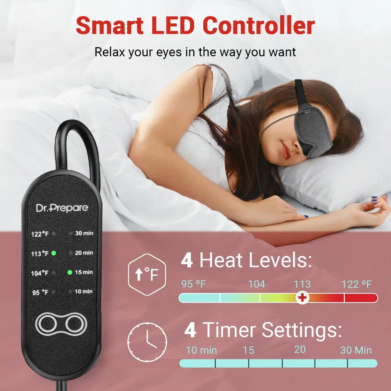 Dr.Prepare 12-Inch Tower Fan with 25W AC Motor - Image 5