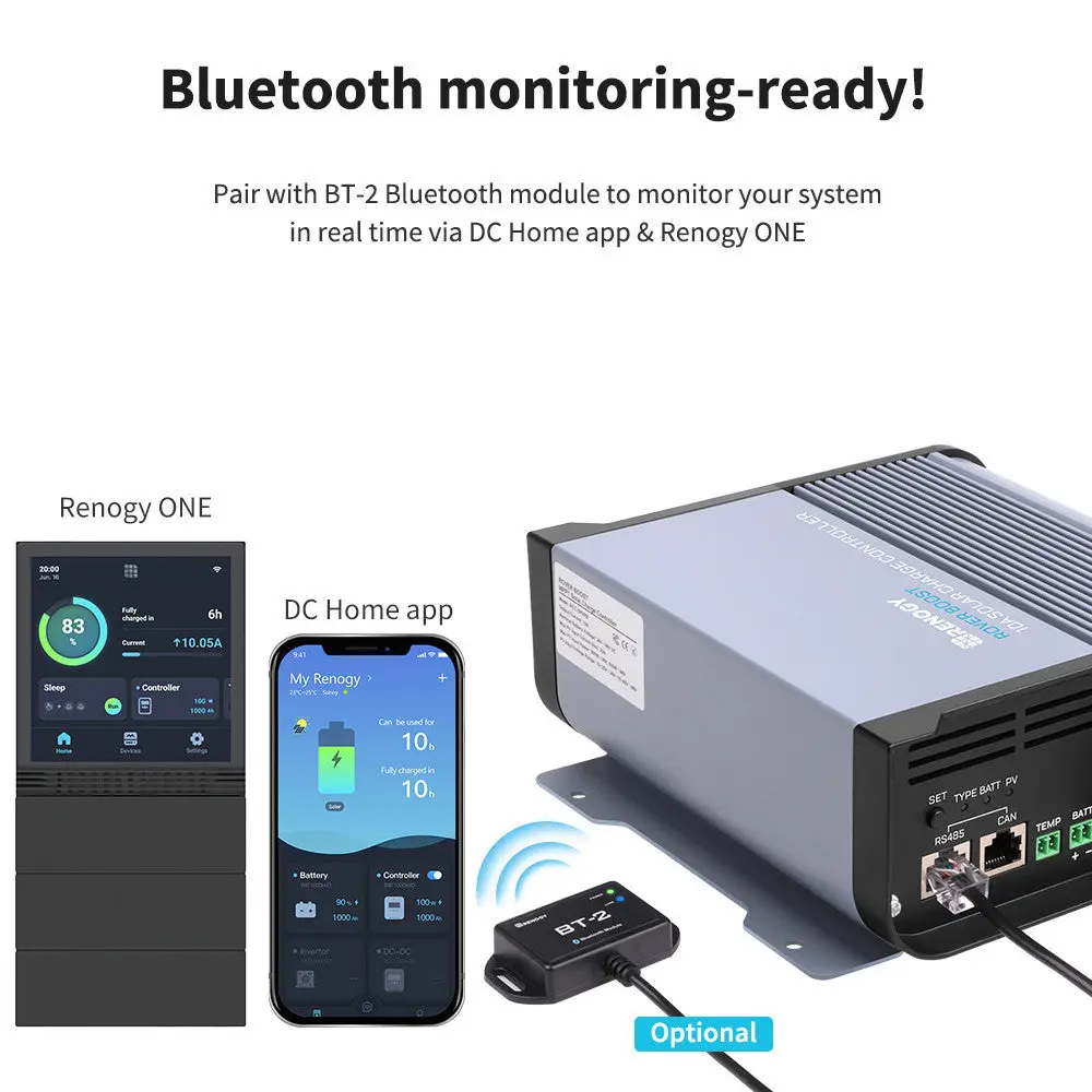 Refurbished 36V/48V Rover Boost 10A MPPT Solar Charge Controller - Image 2